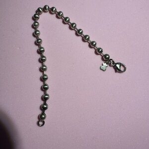TOUS: Silver Beaded Charm Bracelet (USED)